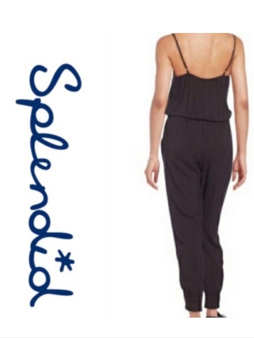 Splendid Black Jumpsuit - Picture 3 of 9
